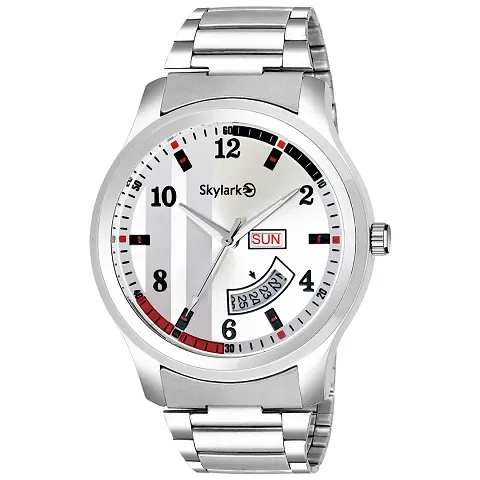 Stylish Metallic Day & Date Watches for Men