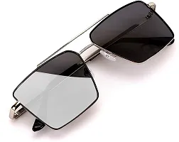 UV Protection, Riding Glasses, Retro Square Sunglasses  pack -2  For- Boys  Girls-thumb1