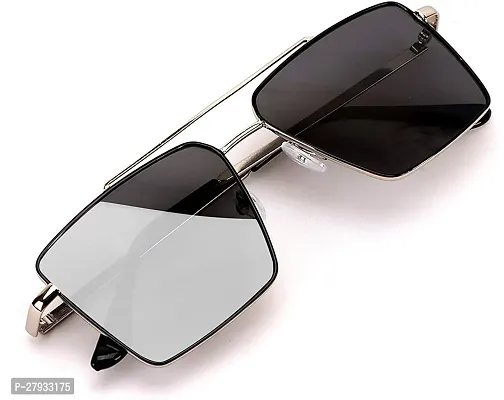 UV Protection, Riding Glasses, Retro Square Sunglasses  pack -2  For- Boys  Girls-thumb2