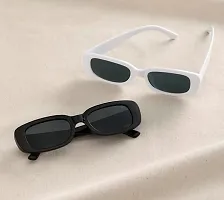 UV Protection Cat-eye, Retro Square, Oval, Round Sunglasses  For- Boys  Girls-thumb2