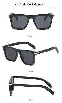 UV Protection Stylish SunGlasses Lightweight Frame for- Boys  Girls-thumb2