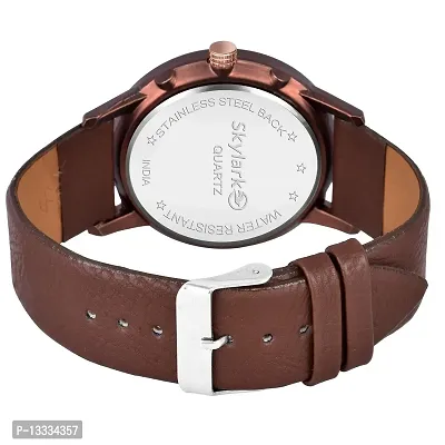 Skylark Analogue Men's & Boy's Watch (Brown Dial Brown Colored Strap)-thumb4