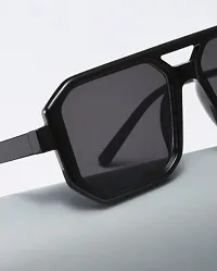 UV Protection Retro Square Sunglasses  For- Boys  Girls-thumb3