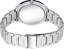 Classic Dial with silver Bracelet Strap Analog Watch - For Women  Girls-thumb3