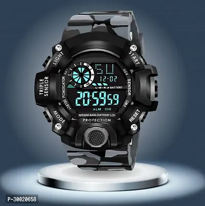 Black Color Date Display Timer and Stop Watch Sport Watch For Boy Digital Watch