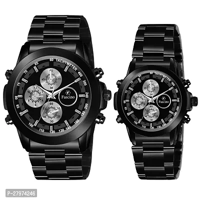 Stylish couple watch for wedding Gifts Anniversary Gift Couple chronographstyle