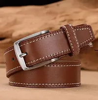 Stylish Artificial Leather Belt for Men Pack Of 2-thumb1