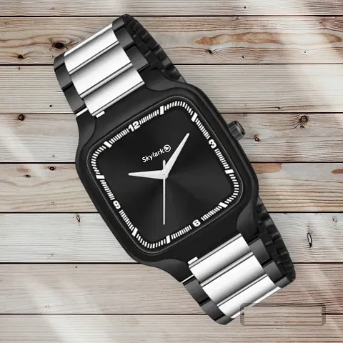 Stylish Party Wear Square Dial Analog Watch for Men