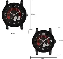 Stylish Black Metal Analog Watches For MenWoman-thumb2