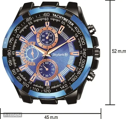 Skylark Analog Blue Dial Men's Watch-Skyl-7778-thumb3