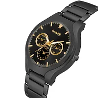 Analog Black Dial Business Stainless Steel coronagraph styleCausal  party wear watch for- men  watch-thumb1