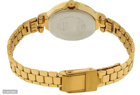 Fresh Arrival Golden Plated Small Round Dial Bracelet Gold Design Watch-thumb2