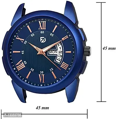 Fastdeals Analogue Blue Dial Day and Date Boy's and Men's Watch - CheckBlueRay0507-thumb2