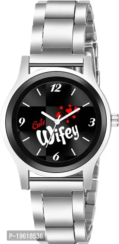 Skylark Hubby  Wifey watch Dial Stainless Steel Analog watch Analog Watch - For Couple-thumb3