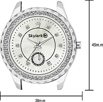 Skylark Analog Silver Dial Women's Watch-Sky-155-thumb2