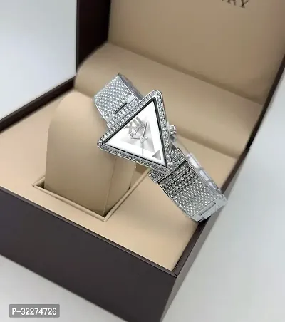 Trendy Attractive Metal Triangle Watch-thumb0