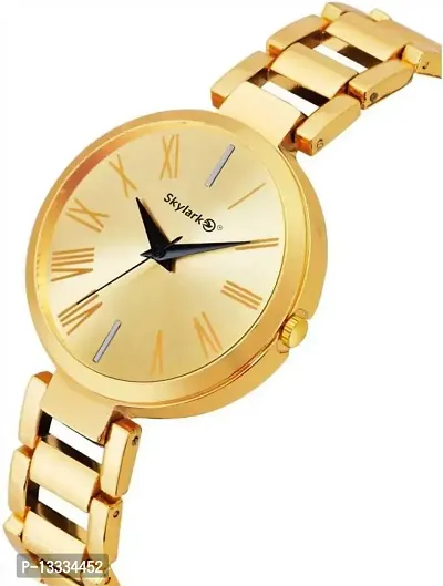 New Stylist Explorer Gold Chain Belt Watch for Girls & Women Analog Watch - for Women-thumb2