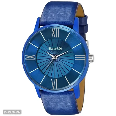 Skylark Analogue Men's & Boy's Watch (Blue Dial Blue Colored Strap)
