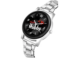 Premium Analogue Hubby  Wifey 02 Couple Watchnbsp;Boys  Girls-thumb3