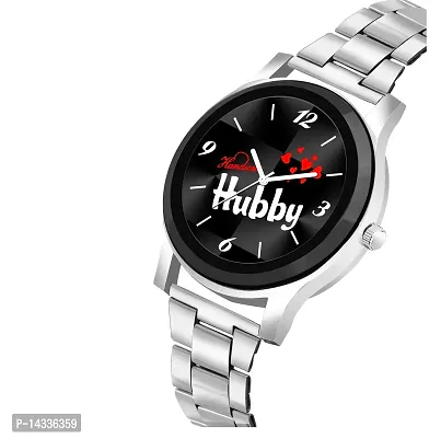 Premium Analogue Hubby  Wifey 02 Couple Watchnbsp;Boys  Girls-thumb4