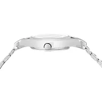 Casual Look Silver Plated Small Dial Bracelet Coronagraph Design Watch-thumb1