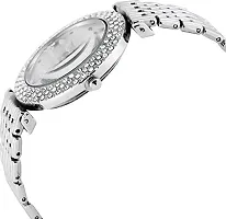 Fastdeals Analogue Women's Watch Silver Dial Silver Colored Strap-thumb1