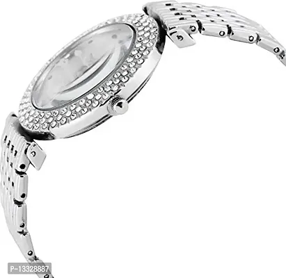 Fastdeals Analogue Women's Watch Silver Dial Silver Colored Strap-thumb2