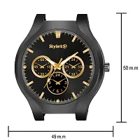 Analog Black Dial Business Stainless Steel coronagraph styleCausal  party wear watch for- men  watch-thumb2