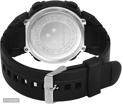 Fastdeals Digital Men's Watch (Black Dial Black Colored Strap)-thumb4