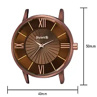 Skylark Analogue Men's & Boy's Watch (Brown Dial Brown Colored Strap)-thumb2