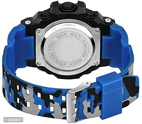 Blue Color Date Display Timer and Stop Watch Sport Watch For Boy Digital Watch-thumb3