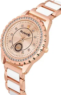 Skylark Analog Pink Dial Women's Watch-Sky-154-thumb3