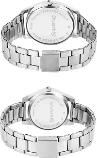 Skylark Hubby  Wifey watch Dial Stainless Steel Analog watch Analog Watch - For Couple-thumb3