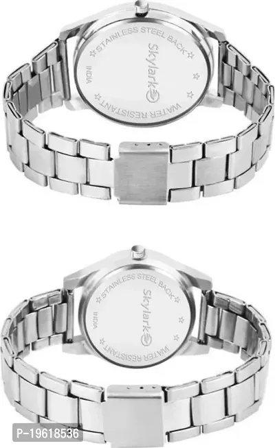 Skylark Hubby  Wifey watch Dial Stainless Steel Analog watch Analog Watch - For Couple-thumb4