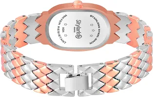 Stylish Analog Diamond Dial Two Tone strap watch for Girls  and Women-thumb1