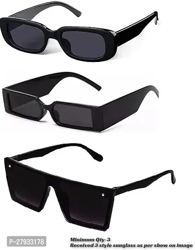 Fashionable and Stylish Sunglasses for Men And Women 100% UV Protected Stylish Glasses pack-3 For- Boys  Girls