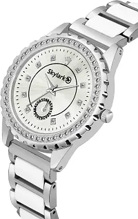 Skylark Analog Silver Dial Women's Watch-Sky-155-thumb3