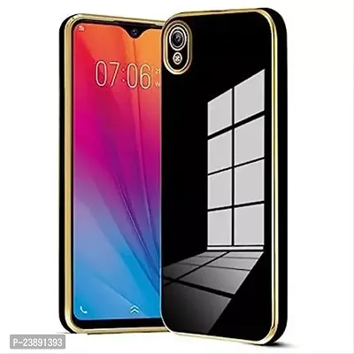 Stylish Black Silicon Back Cover For Vivo Y91i