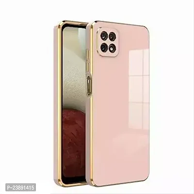 Stylish Pink Silicon Back Cover For Samsung Galaxy A22 5G-thumb0