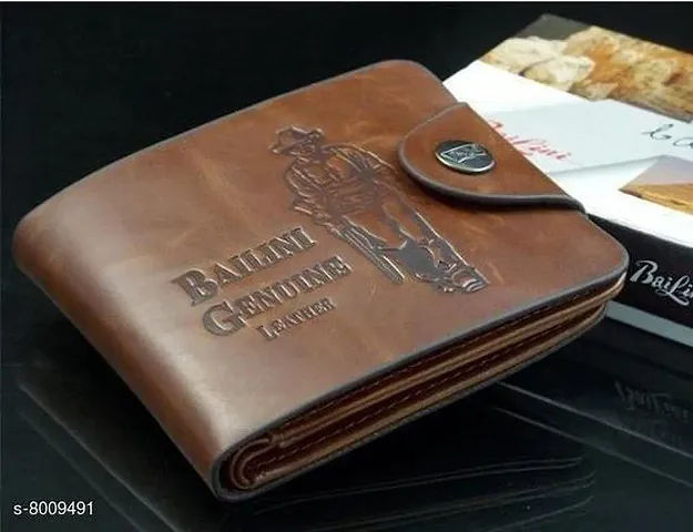 Stylish Artificial Leather Solid Wallet For Men