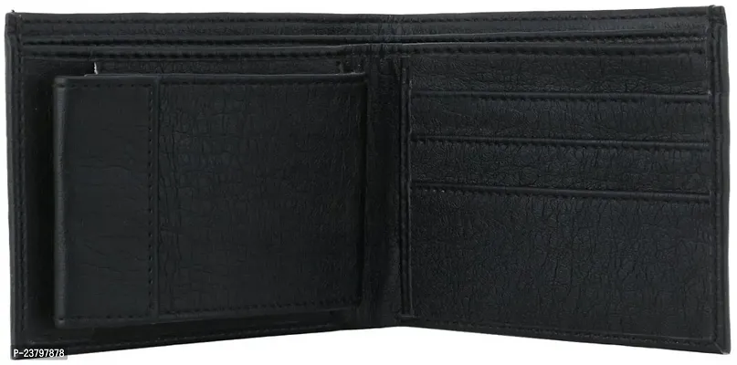 Designer Multicoloured Artificial Leather Solid Two Fold Wallet For Men-thumb0