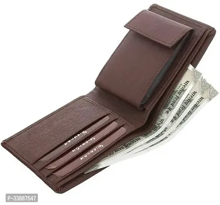 Classic Artificial Leather Solid Wallet For Men-thumb2