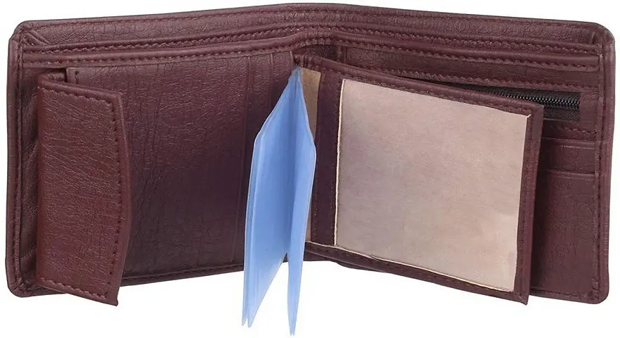 Stylish Artificial Leather Solid Wallet For Men