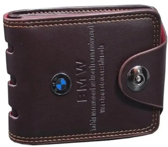 Stylish Two Fold Leatherette Wallets For Men