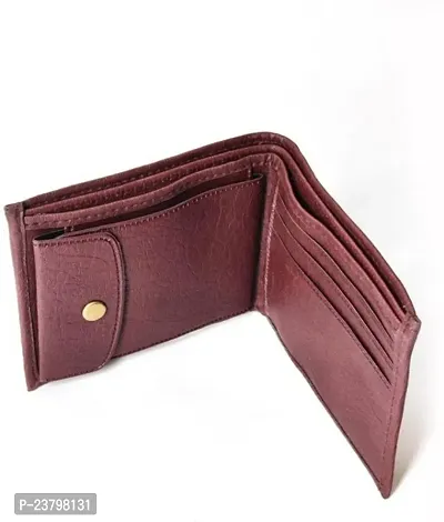 Designer Multicoloured Artificial Leather Solid Two Fold Wallet For Men