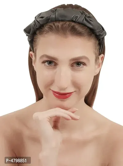Women's Grey Plastic Pastel Kinda Day Hairband-thumb4