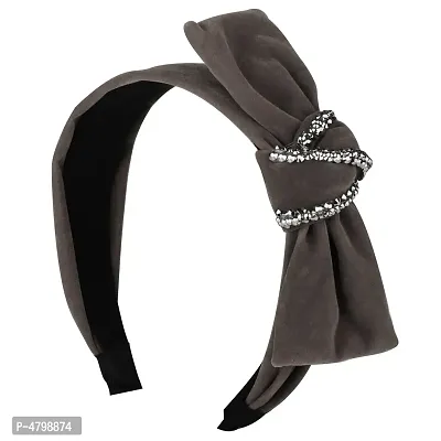 Women's Dark Chocolate Plastic Vintage Love Hairband-thumb2