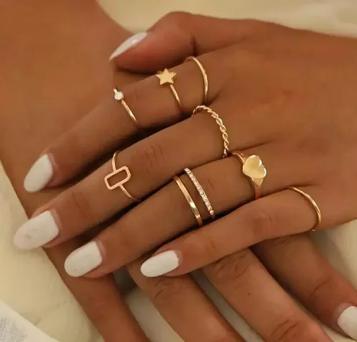 Multiple Packs of Gold Plated Dailywear Ring Sets