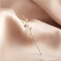 Attractive Gold Plated Studed Earcuff For Women ( Pack Of 2 )-thumb4