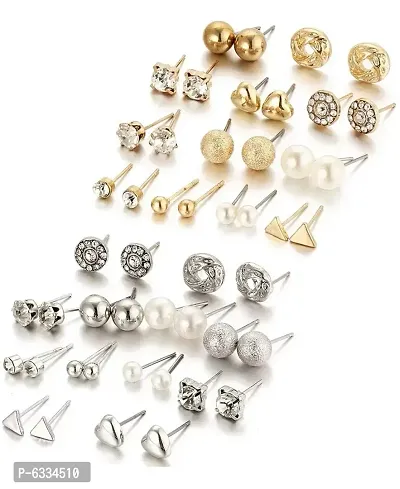 Stylish Alloy Studs Earrings For Women-thumb4